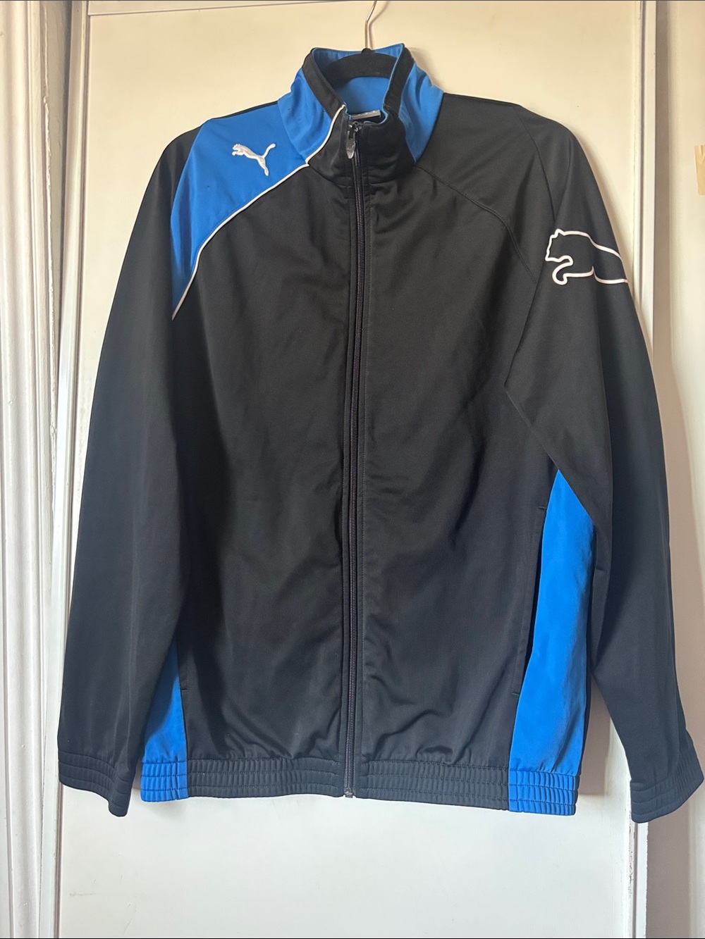 Puma Black & Blue Performance Track Jacket
